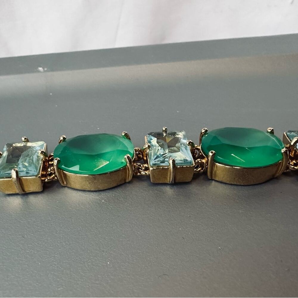 Kate Spade - Hancock Park Green & Light Blue Jeweled Bracelet - Picture 6 of 10